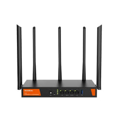 Tenda W30E AX3000 routeur sans fil Gigabit Ethernet Bi-bande (2,4 GHz / 5 GHz) Noir