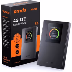 Tenda 4G Routeur Mobile WiFiHotspot Portable MiFiRouteur 4G SIMWiFi 6 AX300Batterie RechargeablePort USB-CWPA3Écran Couleu