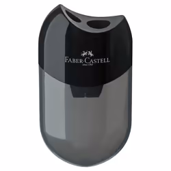Faber-Castell 183500, Taille crayon manuel, Noir, Transparent