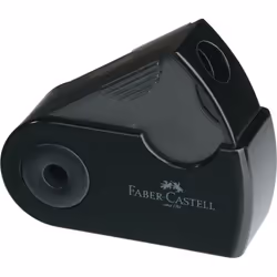 Faber-Castell 182710, Taille crayon manuel, Noir, Ambidextre