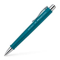 Faber-Castell Poly Ball XB Bleu Stylo à bille rétractable avec clip 1 pièce(s)
