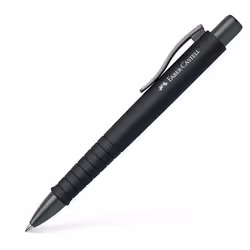 Faber-Castell 241190, Clip, Stylo à bille rétractable avec clip, Bleu, 1 pièce(s), Extra-large