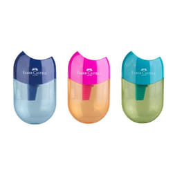 Faber-Castell 183515 taille-crayons Taille crayon manuel Bleu, Vert, Rose