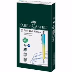 Faber-Castell 241109 stylo à bille Bleu Stylo à bille rétractable avec clip Extra-large 1 pièce(s)