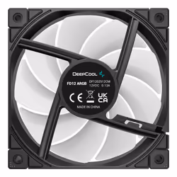 DeepCool FD12 ARGB-3 in 1 Boitier PC Ventilateur 12 cm Noir, Blanc 3 pièce(s) - Vue supplémentaire 6