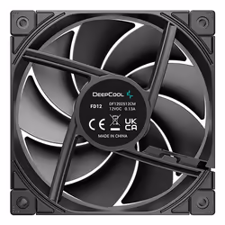 DeepCool FD12 Boitier PC Ventilateur 12 cm Noir 1 pièce