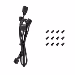DeepCool FL12-3 in 1 Boitier PC Ventilateur 12 cm Noir 3 pièce(s) - Vue supplémentaire 7