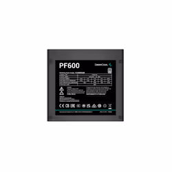 DeepCool PF600 unité d'alimentation d'énergie 600 W 20+4 pin ATX ATX Noir