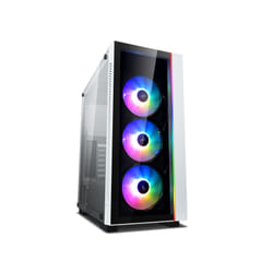 DeepCool Matrexx 55 V3 ADD-RGB WH 3F Midi Tower Noir, Blanc