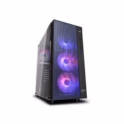 DeepCool Matrexx 55 Mesh ADD-RGB 4F, Midi Tower, PC, Noir, ATX, EATX, micro ATX, Mini-ITX, Acrylonitrile-Butadiène-Styrène (A ...