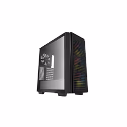 DeepCool CG540, Midi Tower, PC, Noir, ATX, EATX, micro ATX, Mini-ITX, ABS, SPCC, Verre trempé, Jouer