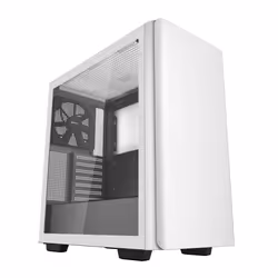 DeepCool CK500, Midi Tower, PC, Blanc, ATX, micro ATX, Mini-ITX, EATX, ABS, Verre trempé, SPCC, 17,5 cm