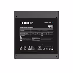DeepCool PX1000P unité d'alimentation d'énergie 1000 W 20+4 pin ATX ATX Noir