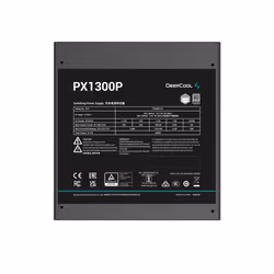 DeepCool PX1300P unité d'alimentation d'énergie 1300 W 20+4 pin ATX ATX Noir