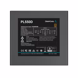 DeepCool PL550D unité d'alimentation d'énergie 550 W 20+4 pin ATX ATX Noir