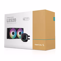 DeepCool LE520 Processeur Refroidisseur de liquide tout-en-un 12 cm Noir 1 pièce(s) - Vue supplémentaire 7