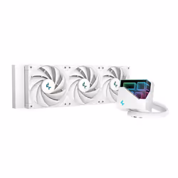 DeepCool LT720 WH, Refroidisseur de liquide tout-en-un, 12 cm, 85,85 cfm, Blanc