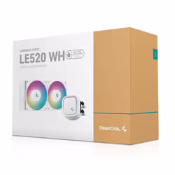 DeepCool LE520 WH Processeur Refroidisseur de liquide tout-en-un 12 cm Blanc 1 pièce(s) - Vue supplémentaire 7