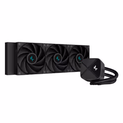 DeepCool LS720S Zero Dark, Refroidisseur de liquide tout-en-un, 12 cm, 32,9 dB, 60,85 cfm, Noir