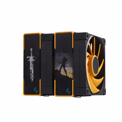 DeepCool AK620 Zero Dark Zoria Processeur Refroidisseur d'air 12 cm Noir, Jaune 1 pièce(s) - Vue supplémentaire 7