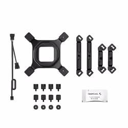 DeepCool AK620 Zero Dark Zoria Processeur Refroidisseur d'air 12 cm Noir, Jaune 1 pièce(s) - Vue supplémentaire 9