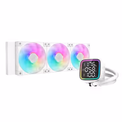 DeepCool LD360 White, Refroidisseur de liquide tout-en-un, 12 cm, 72,04 cfm, Blanc