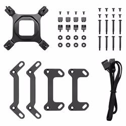 DeepCool MYSTIQUE 240 Processeur Refroidisseur de liquide tout-en-un 12 cm Noir 1 pièce(s) - Vue supplémentaire 5