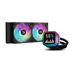 DeepCool R-LP240-BKMSNC-G-1 système de refroidissement d’ordinateur Boitier PC, Processeur Refroidisseur de liquide tout-en-un 12 cm Noir 1 pièce