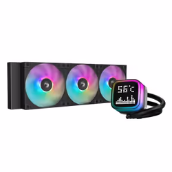 DeepCool R-LP360-BKMSNC-G-1, Refroidisseur de liquide tout-en-un, 12 cm, Noir