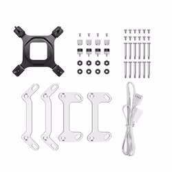 DeepCool Mystique 360 WH Processeur Refroidisseur de liquide tout-en-un 12 cm Blanc 1 pièce(s) - Vue supplémentaire 5