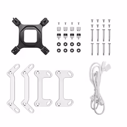 DeepCool Mystique 240 WH ARGB Processeur Refroidisseur de liquide tout-en-un 12 cm Blanc 1 pièce - Vue supplémentaire 5