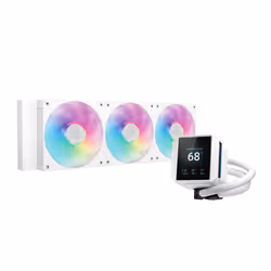 DeepCool Mystique 360 WH ARGB, Refroidisseur de liquide tout-en-un, 12 cm, Blanc