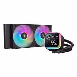 DeepCool LQ240, Kit de refroidissement du liquide, 12 cm, Noir