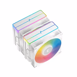 DeepCool AG620 WH ARGB V2 Carte SIM, Carte-mère Refroidisseur d'air 12 cm Blanc 1 pièce(s)