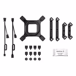 DeepCool AG620 BK ARGB V2 Carte SIM, Carte-mère Refroidisseur d'air 12 cm Noir 1 pièce(s) - Vue supplémentaire 5