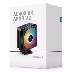 DeepCool AG400 BK ARGB V2 Carte SIM Ventilateur 12 cm Noir 1 pièce(s) - Vue supplémentaire 6