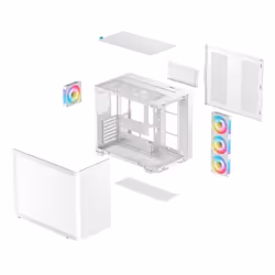 DeepCool CG530U 4F Tower Blanc - Vue supplémentaire 8