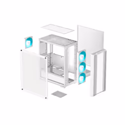 DeepCool CC560 WH V2 Midi Tower Blanc - Vue supplémentaire 12
