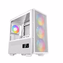 DeepCool CH560 DIGITAL WH, Midi Tower, PC, Blanc, ATX, EATX, micro ATX, Mini-ITX, ABS, Acier, Verre trempé, Multicolore