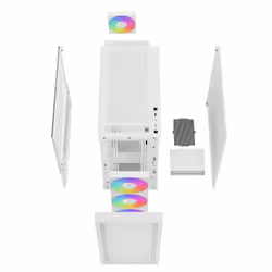 DeepCool CH560 DIGITAL WH Midi Tower Blanc - Vue supplémentaire 14