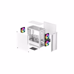 DeepCool CC360 WH ARGB Mini Tower Blanc - Vue supplémentaire 12