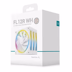 DeepCool FL12R WH-3 IN 1 Boitier PC Ventilateur 12 cm Blanc 3 pièce(s) - Vue supplémentaire 6