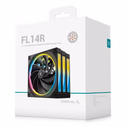DeepCool FL14R Boitier PC Ventilateur 14 cm Noir 3 pièce(s) - Vue supplémentaire 7
