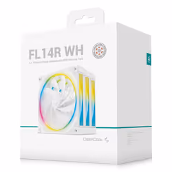 DeepCool FL14R Boitier PC Ventilateur 14 cm Blanc 3 pièce(s) - Vue supplémentaire 7