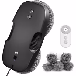 Robot Nettoyeur Vitre - HUTT - DDC5 - Aspiration 3800 Pa - Télécommande - Sécurité renforcée