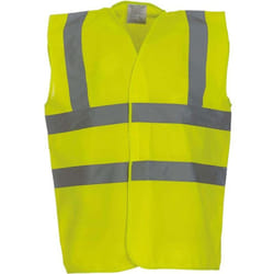 Gilet haute visibilité YOKO Jaune 4XL