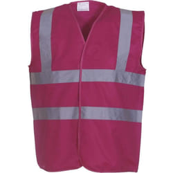 Gilet haute visibilité Yoko Fuschia l