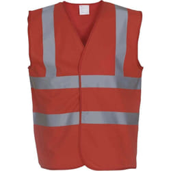 Gilet haute visibilité Yoko Rouge s
