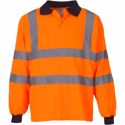 Polo Manches Longues Yoko Haute Visibilité