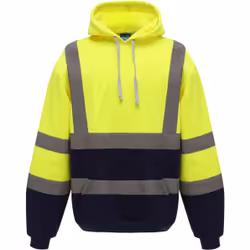 Sweatshirt à capuche Yoko Haute Visibilité